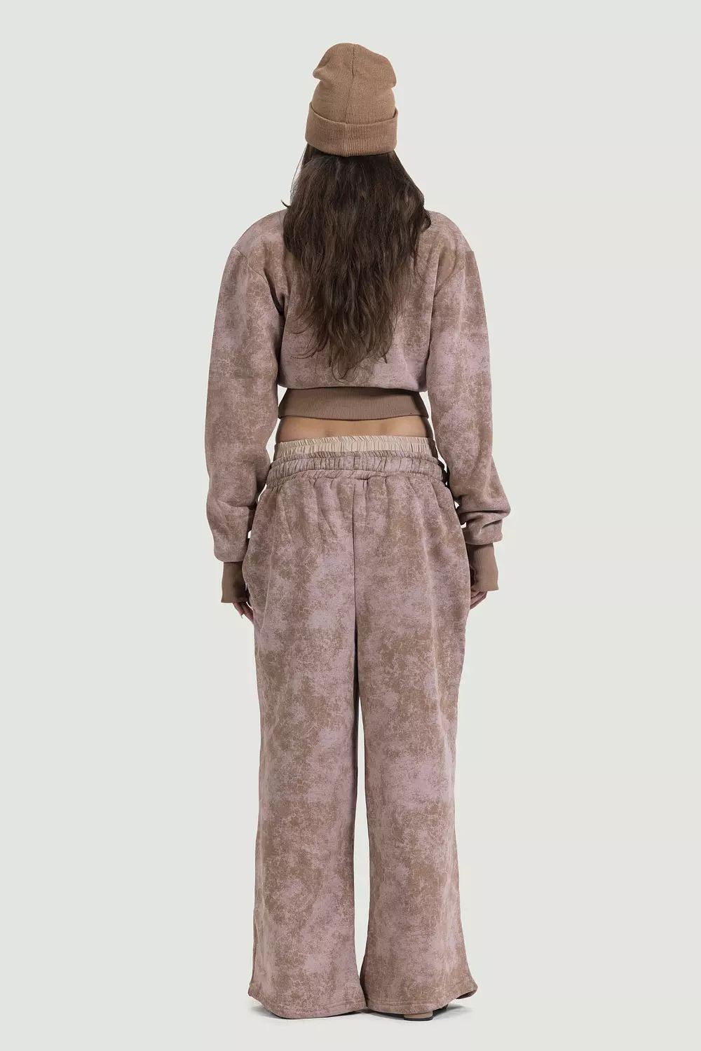 Cookie dough boxer sweatpants In Nude  2