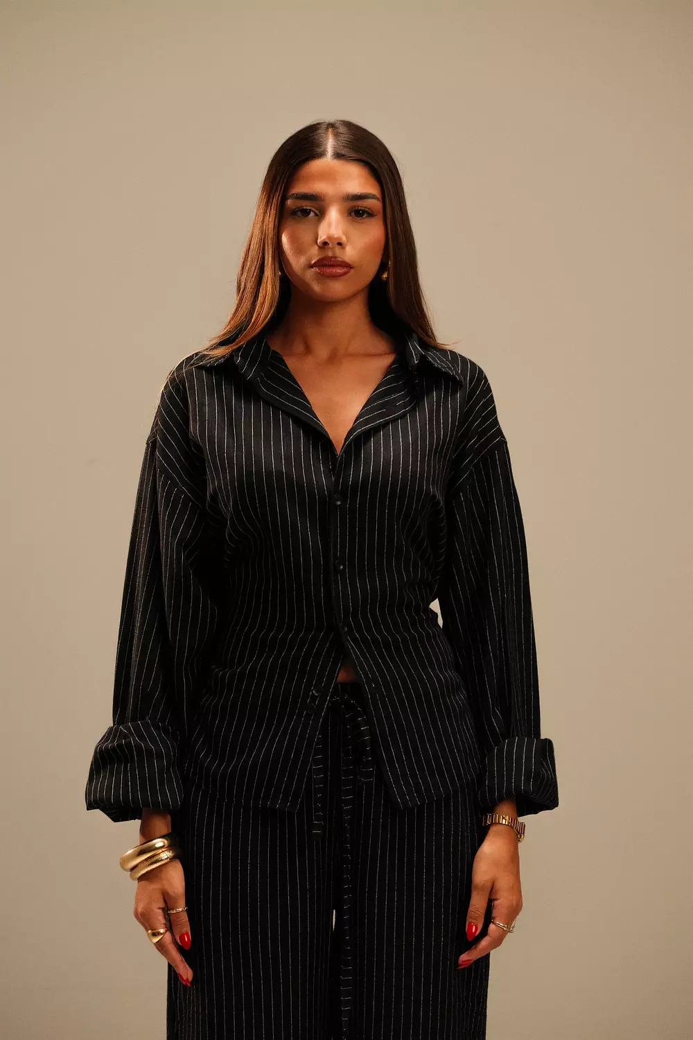 Striped Linen Set 3