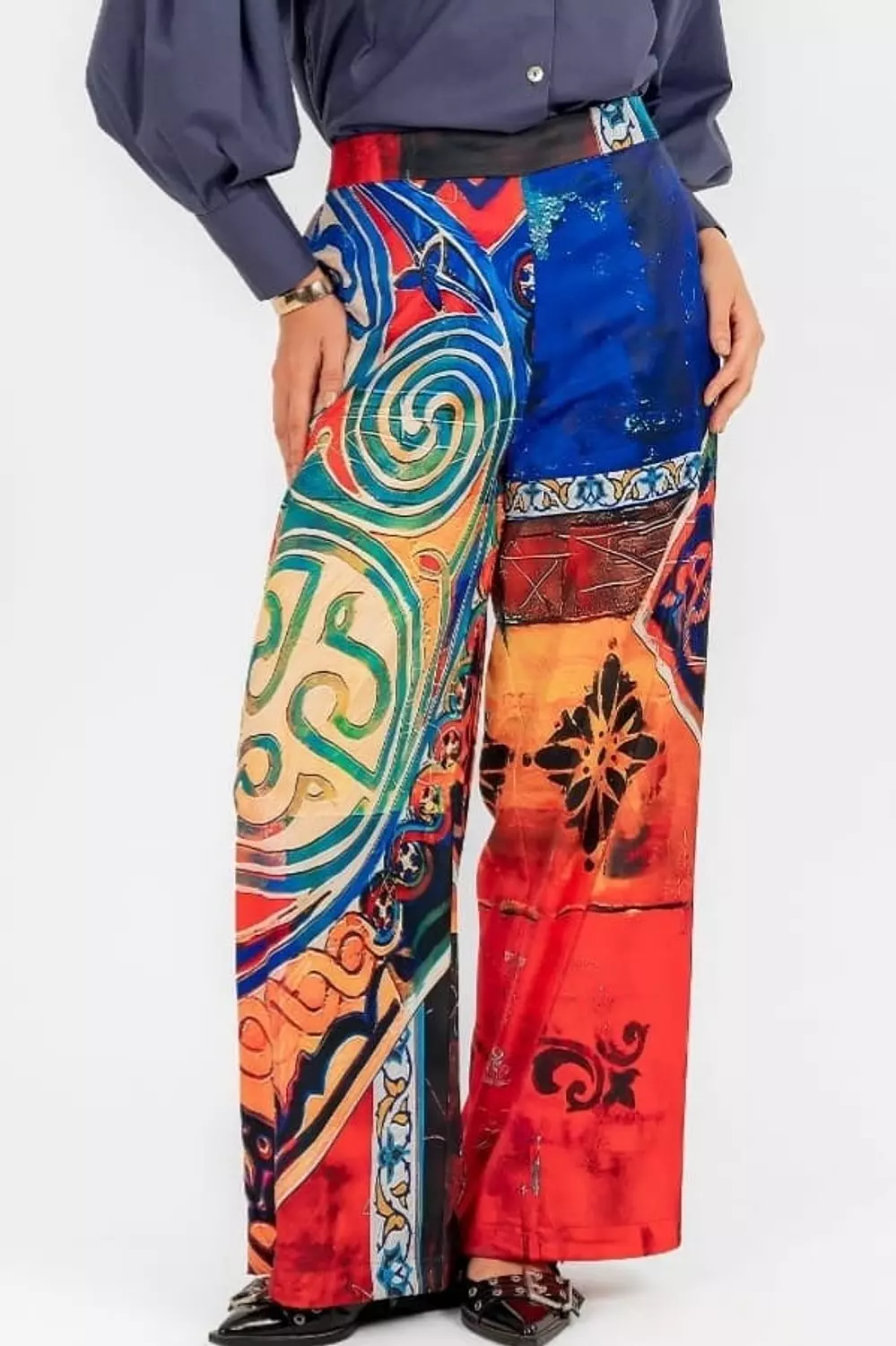 Red Multi Pants image