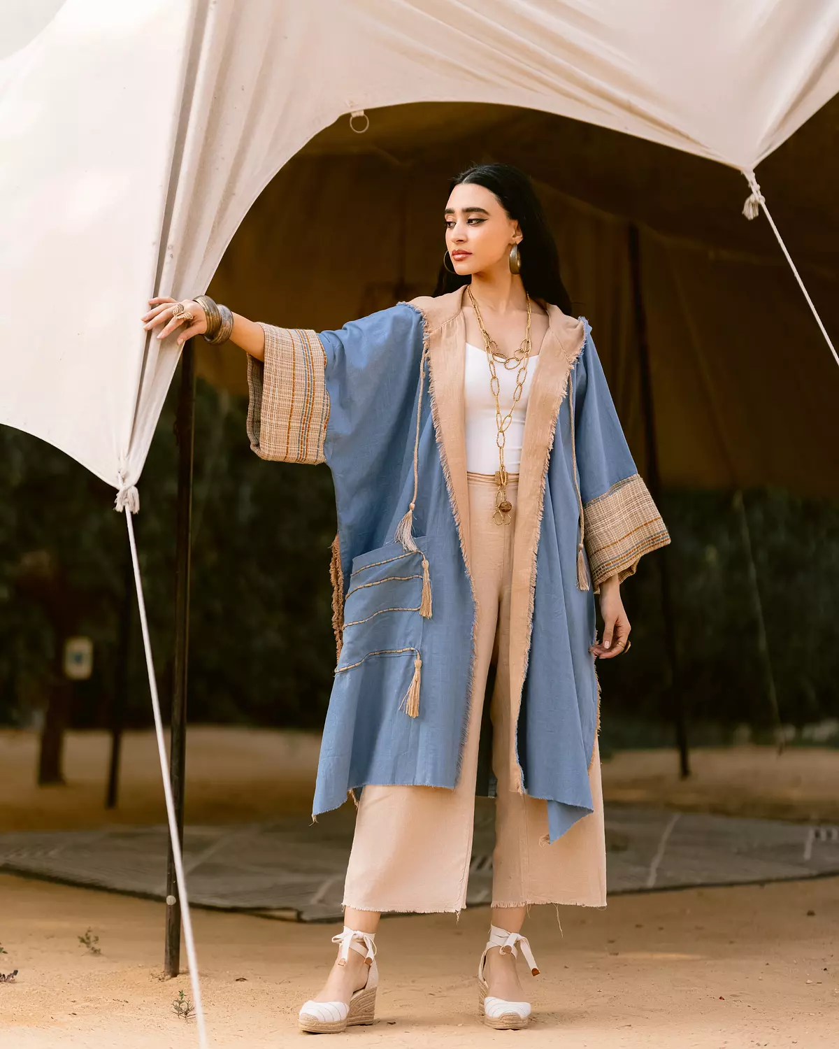 Assel Shimmery Cardigan 7