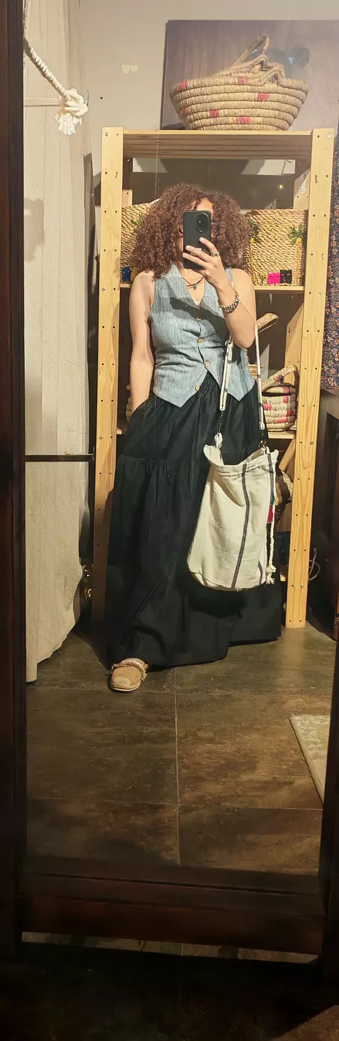 Linen sleeveless vest  3