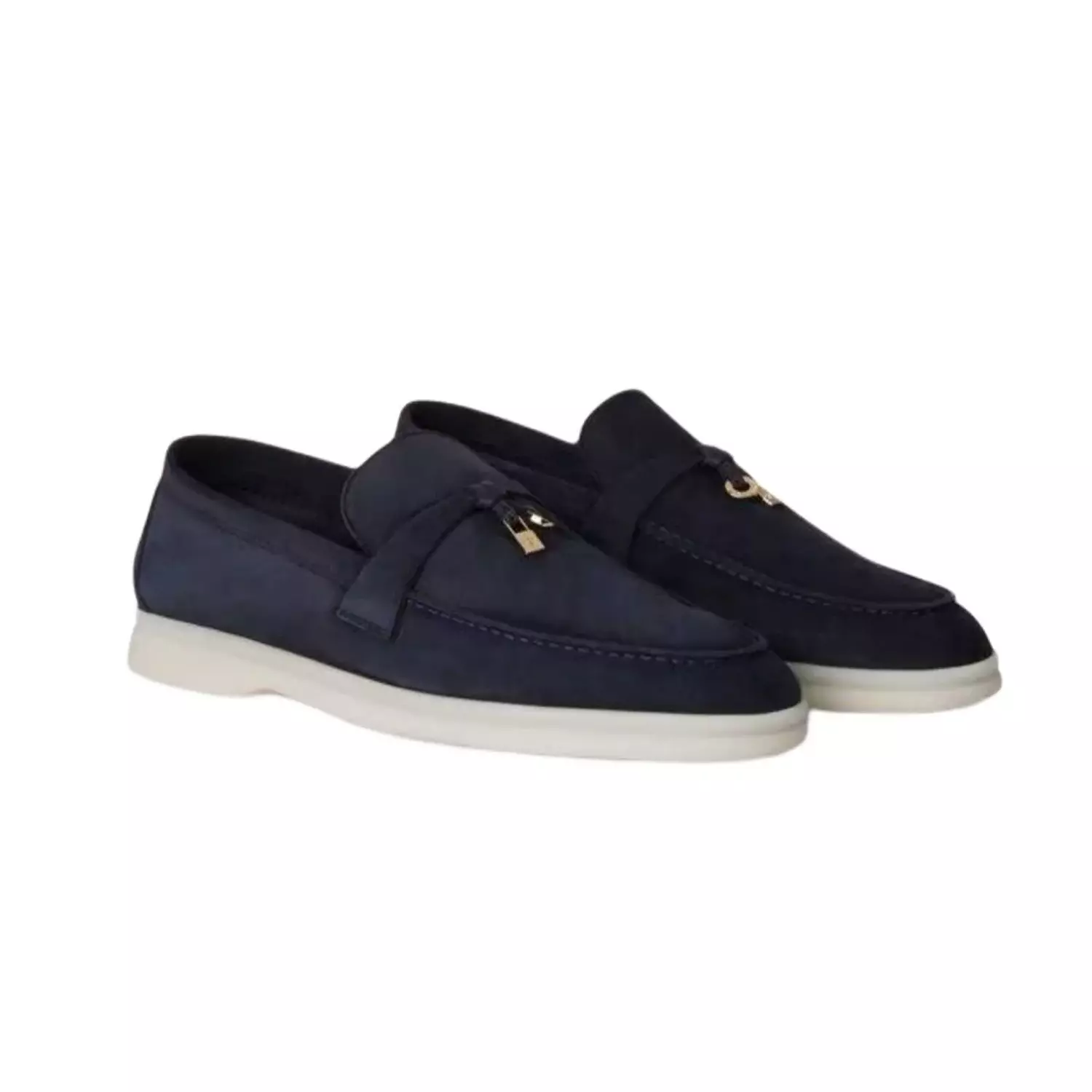 Loro piana Summer Charms Walk Loafer Color : Argo Blue Melange hover image