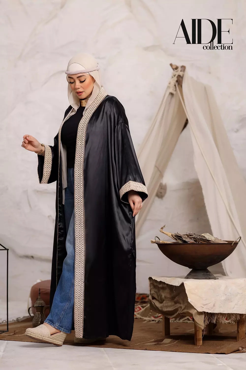 Serma cardigan satin hover image