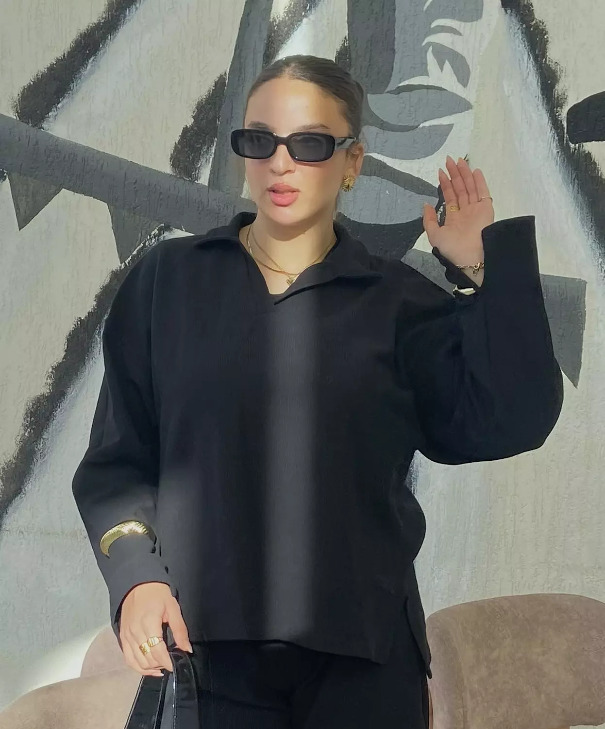 Ribbed Long-Sleeve Top hover image