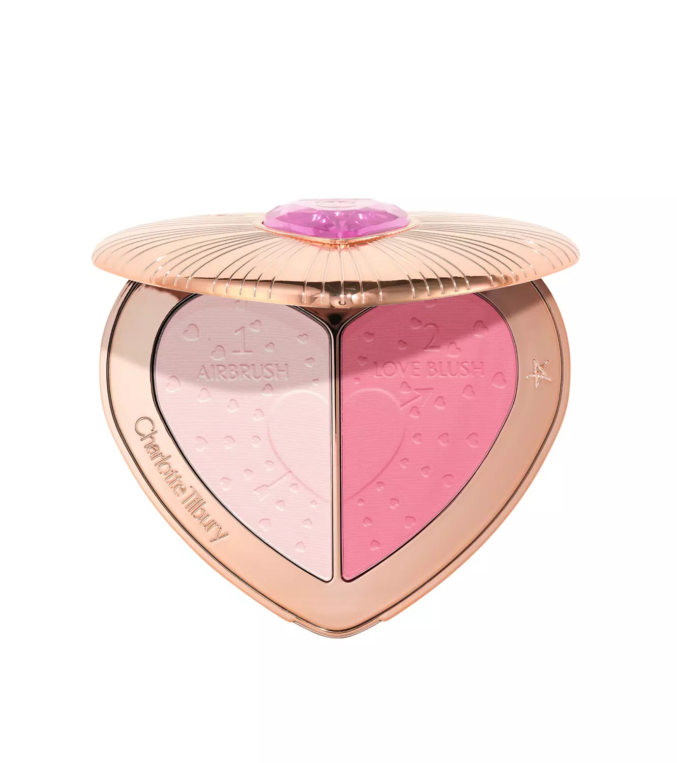 Pillow Talk Beauty Soulmates Airbrush Flawless Finish Brightening and Blush Powder Palette image