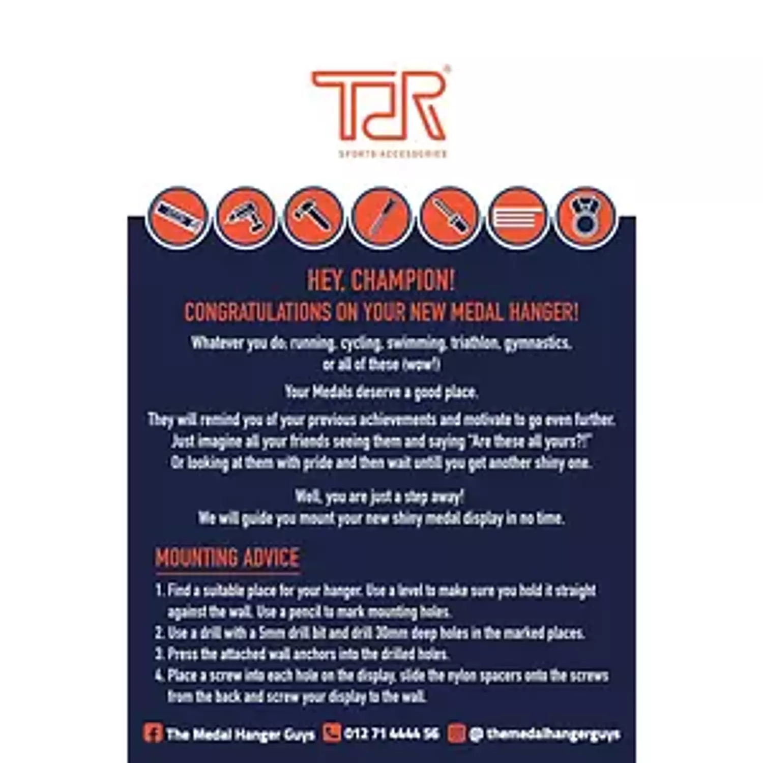 TMHG-Gymnastics Medal Hanger | Triple Rack   2