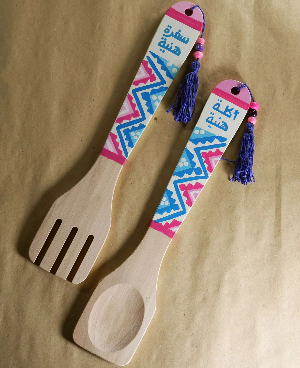 Fork & spoon - pyramids  fouchia 1