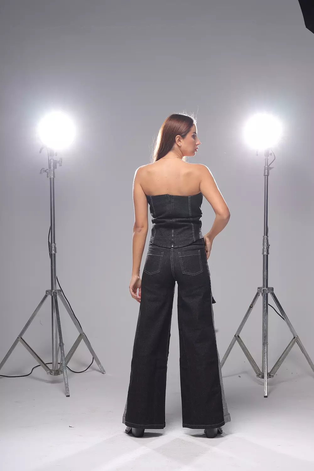 Black Denim Pants 2