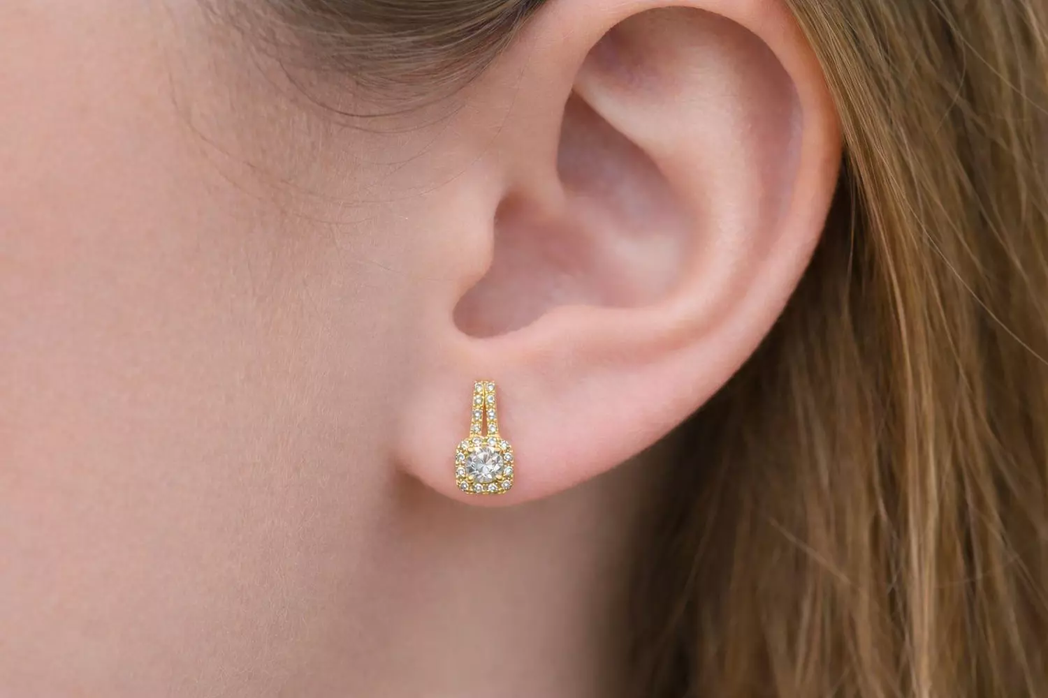 Silver Earrings Daimond image