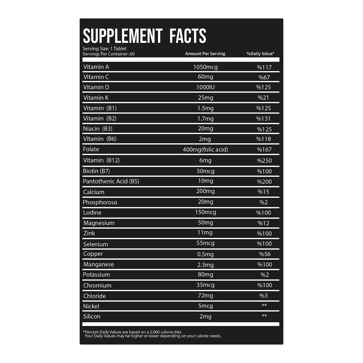 Lls Multi Vitamin – 60 Tablets hover image