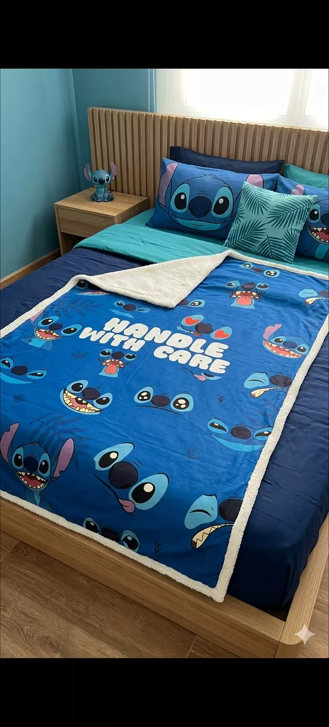 Stitch TV blankie image