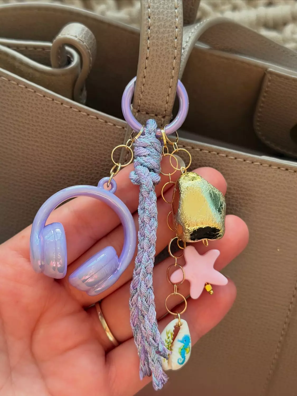Lilac Bag Charm image