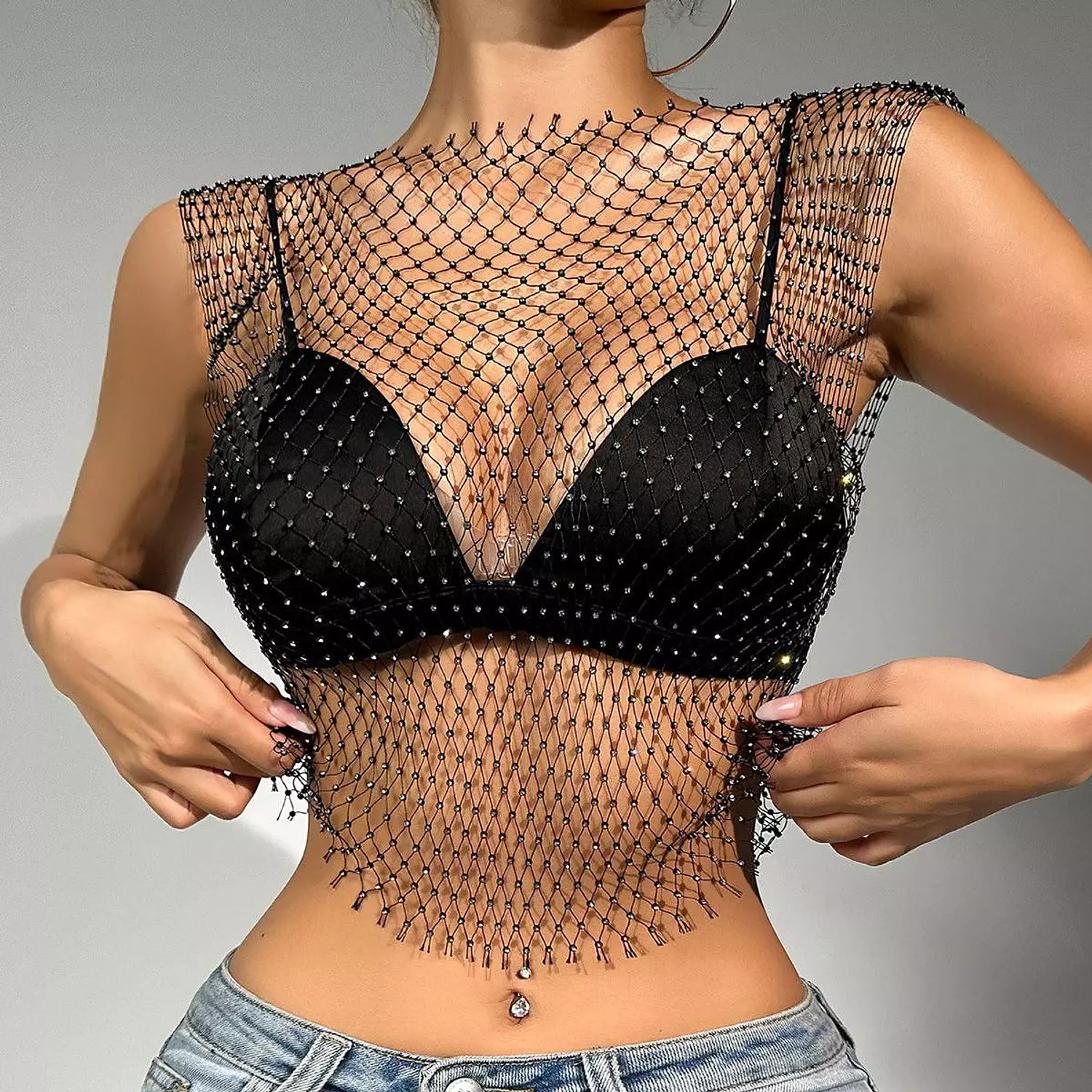 Sexy mesh top