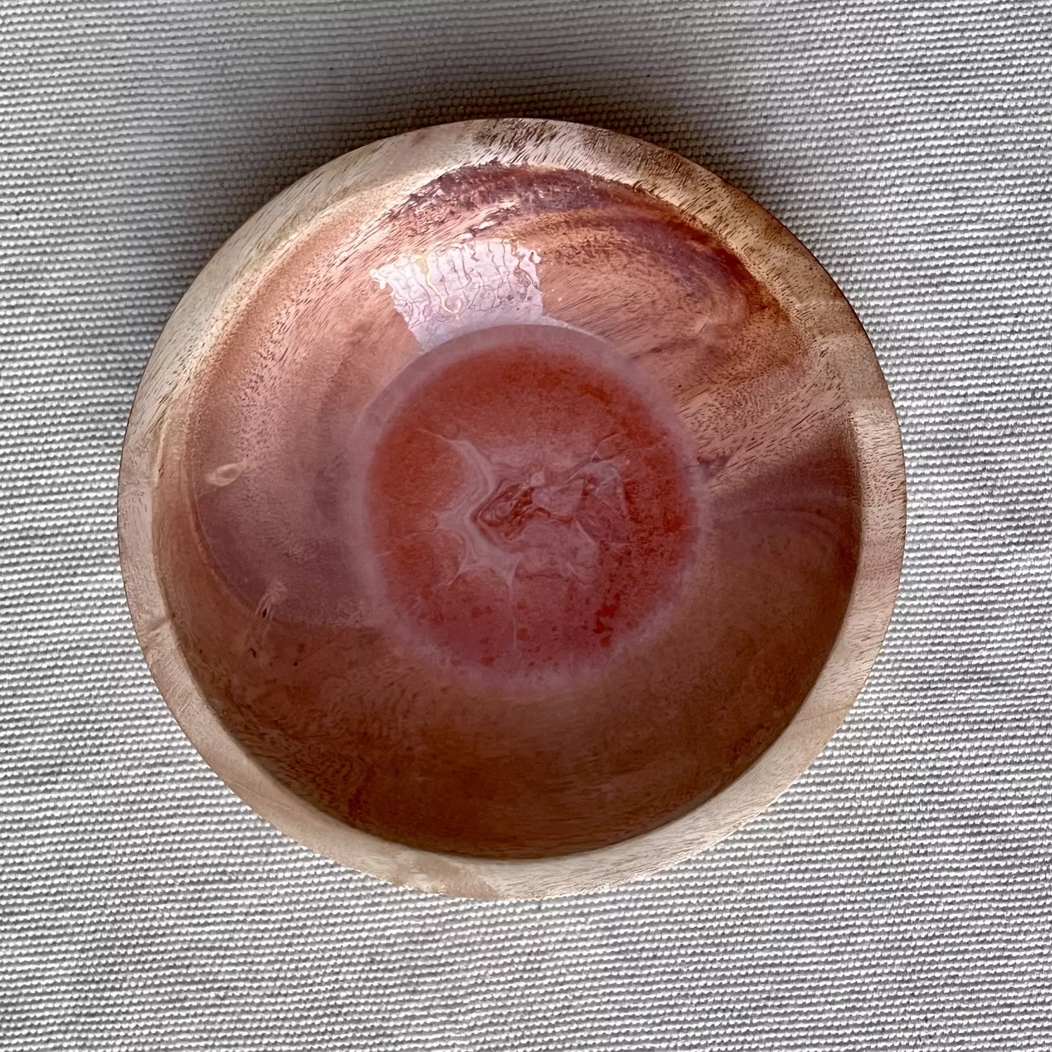 Copper Wood Bowl image