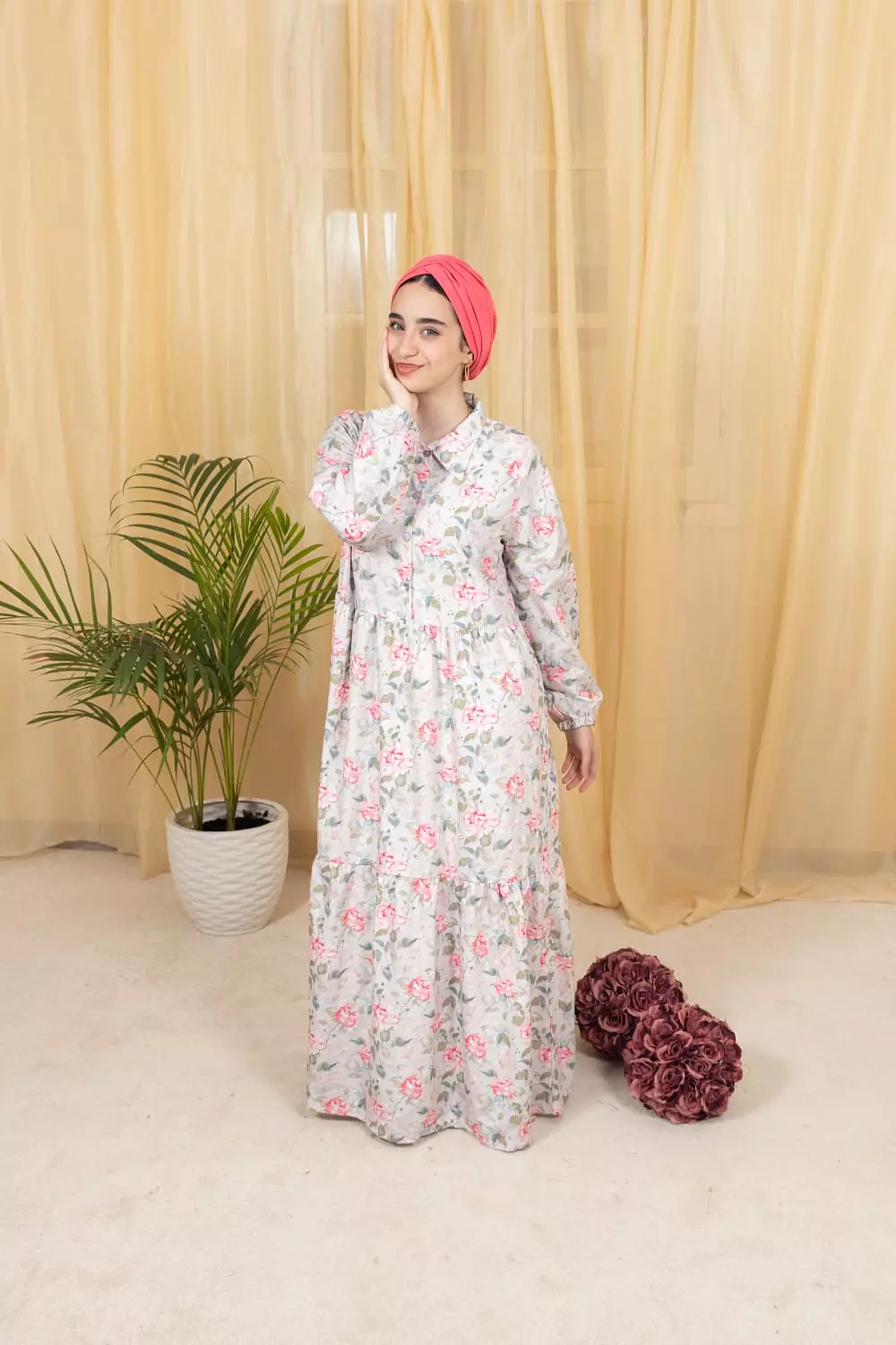 Linen viscos dress 5 4