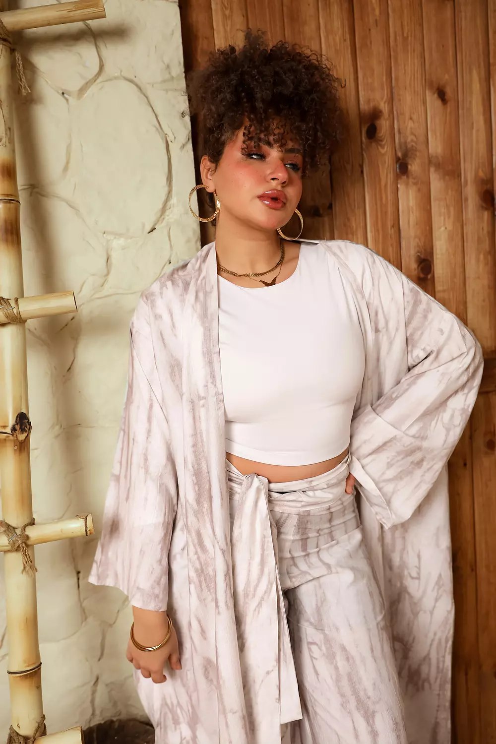 Tie-Die Linen suit 2