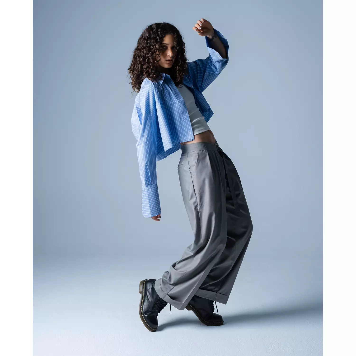 Aleron Blue-striped shirt  image