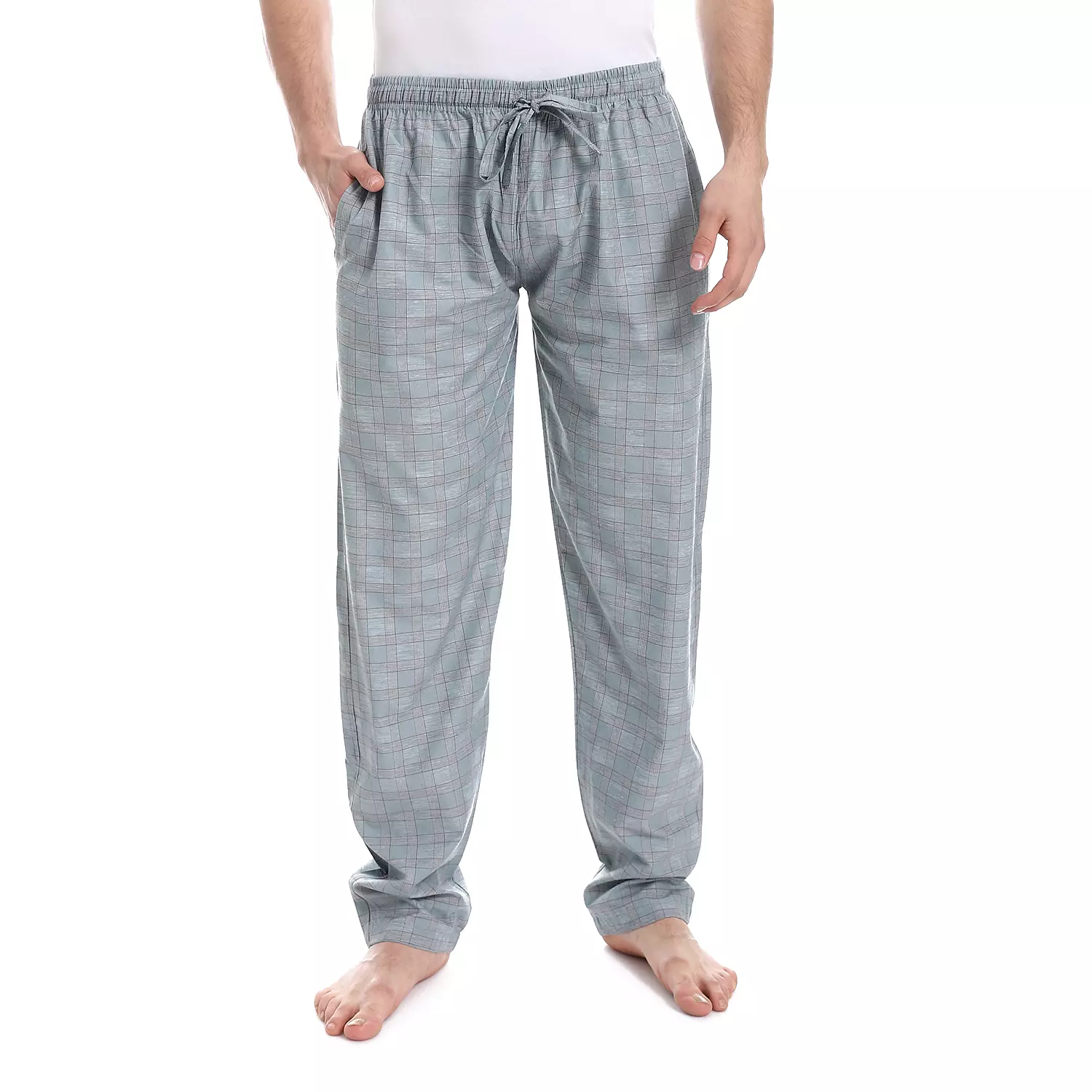Shorto Pajama Pants - Green * Grey - 4042 image