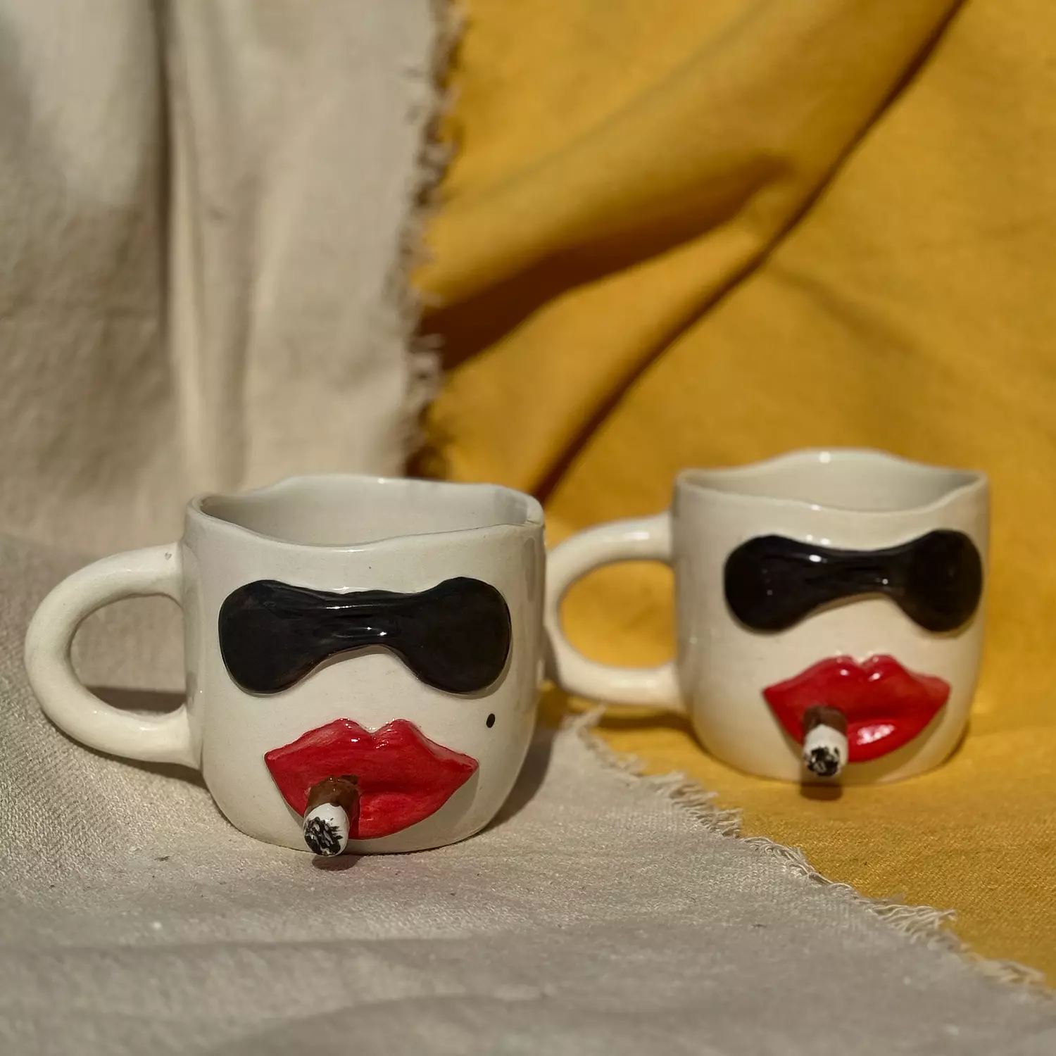 ZigZag Black & Red Cigarette Mug image