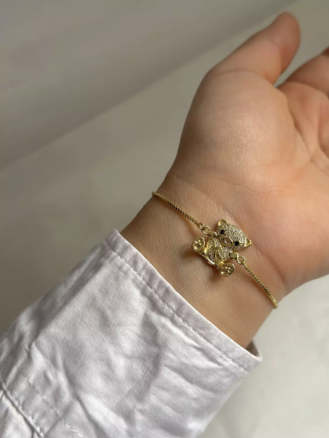 Gold Charms Adjustable bracelet 1
