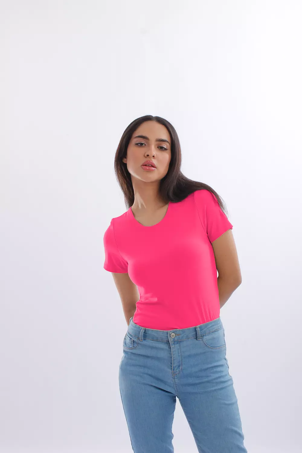 NEW-short sleeve top double layered (70% cotton/30% polyester) 18