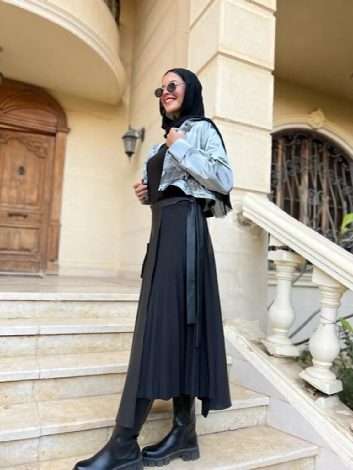 Leather half skirt 5