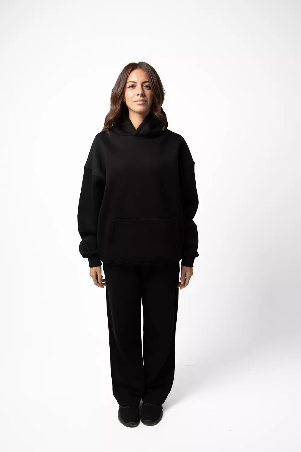 Black Set (Hoodie + Sweatpant) hover image