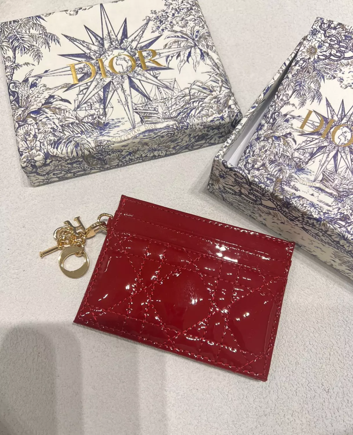 Dior cardholder red hover image