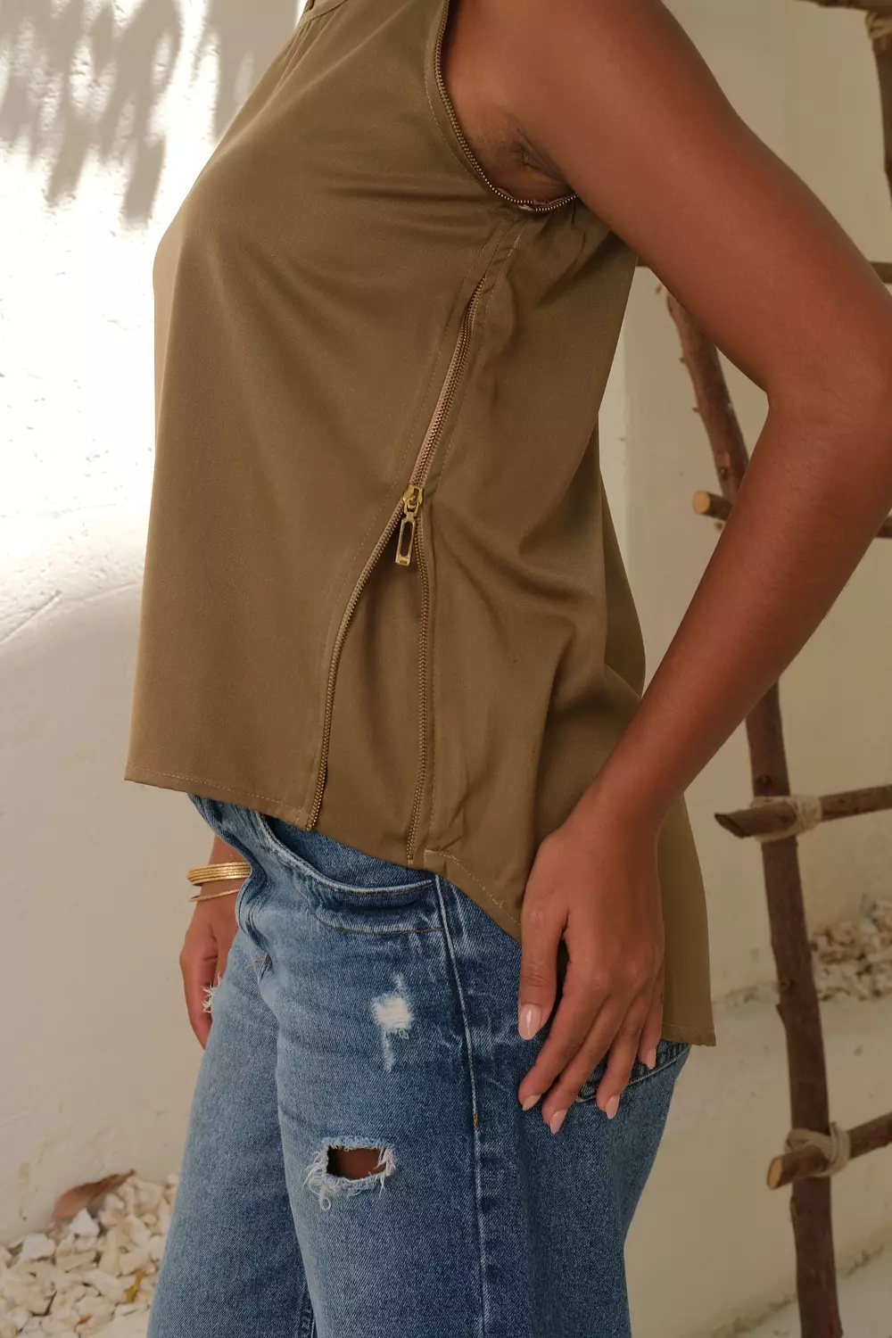 Gabardin Blouse 2