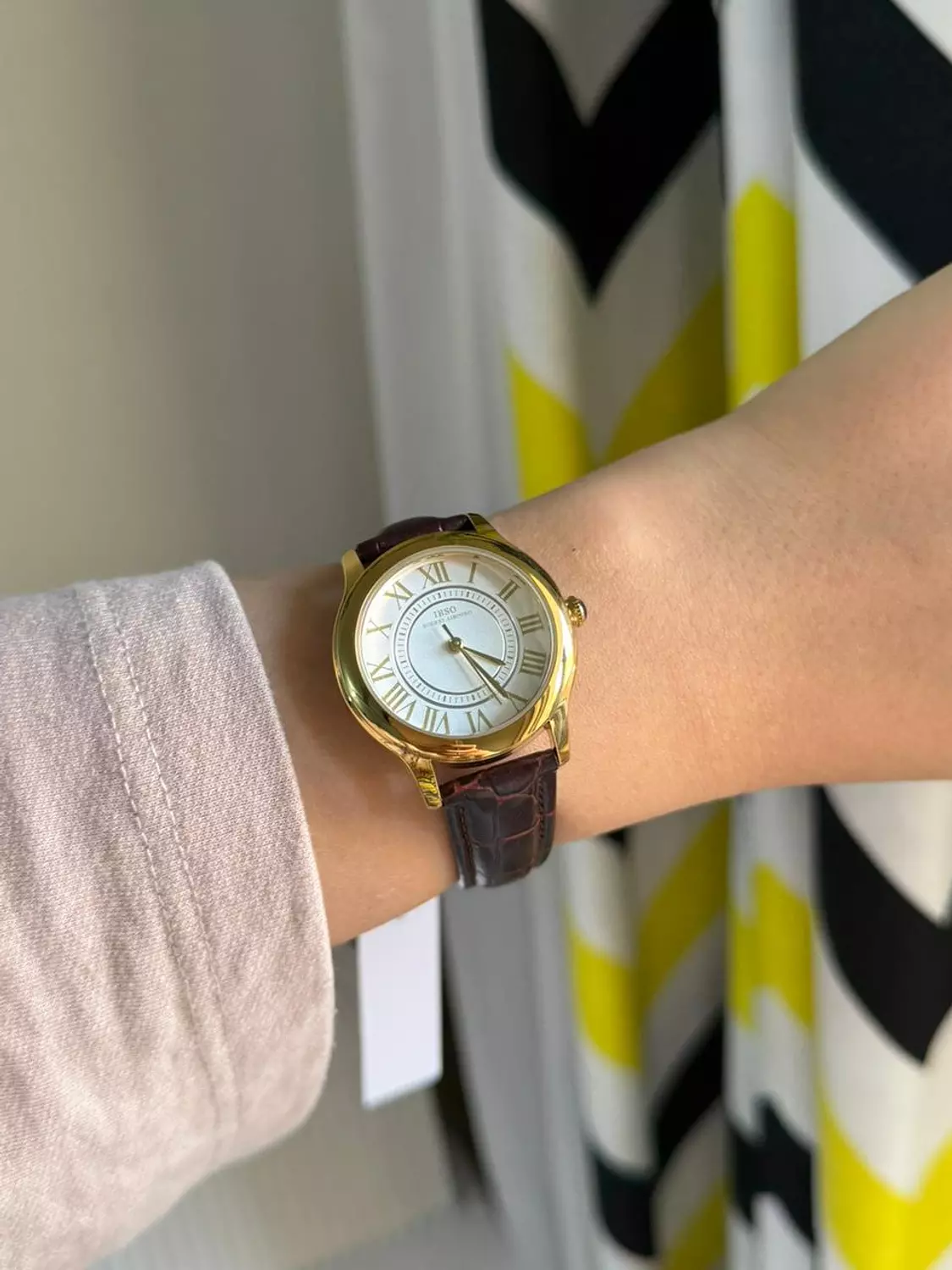 Ibso Watch جلد بنى  6