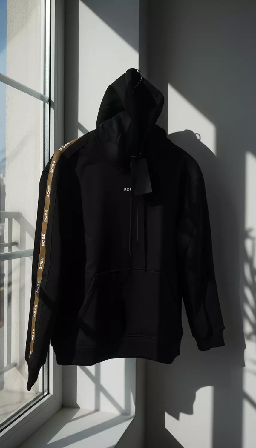 Boss hoodie black hover image