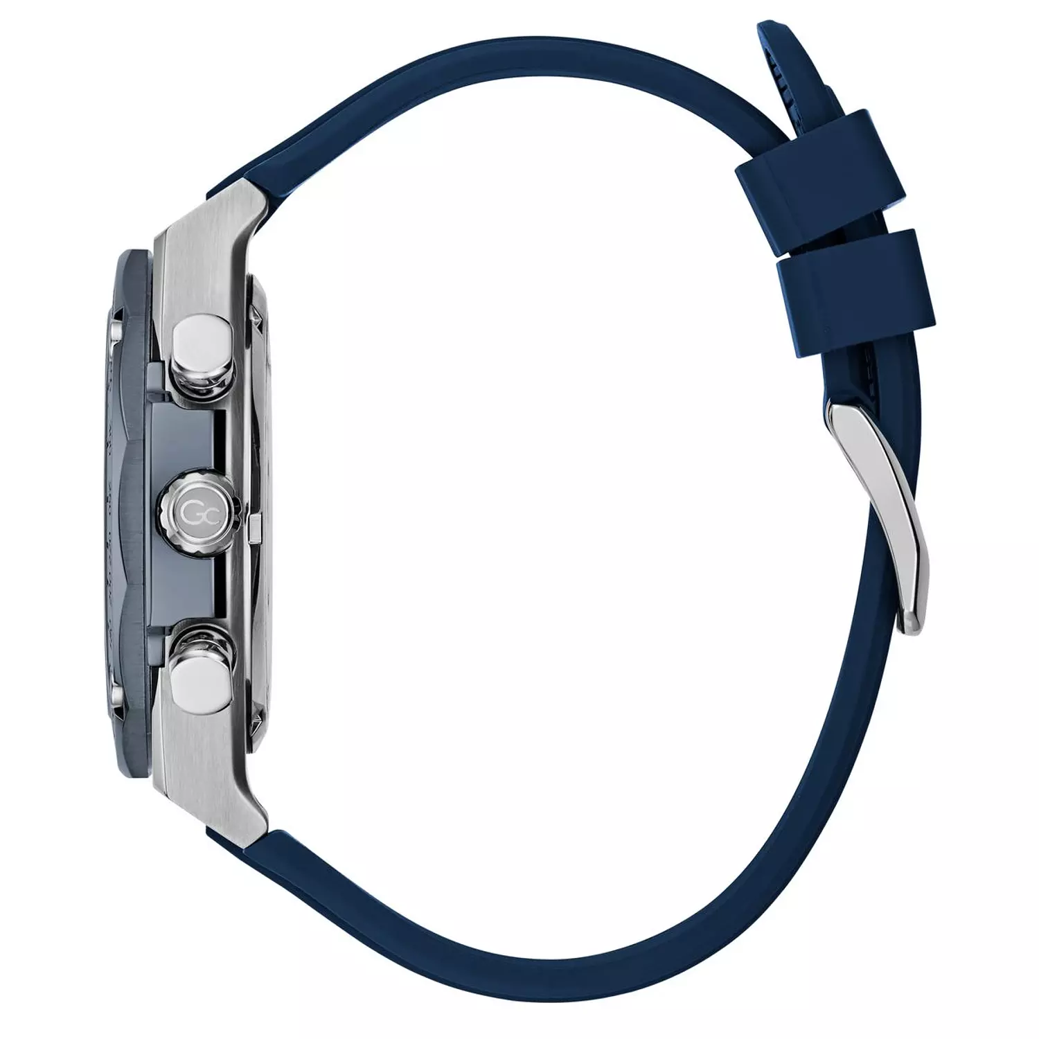 Gc IdolSport Chrono Silicone Men Watch Blue Silicone Strap 1