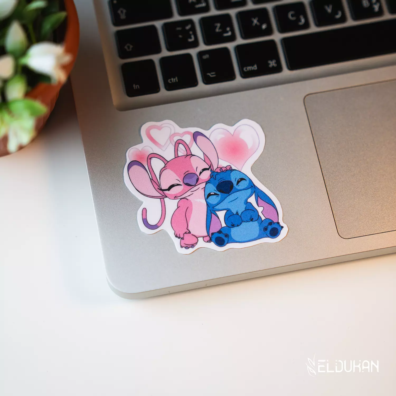 Stitch & angel sticker image