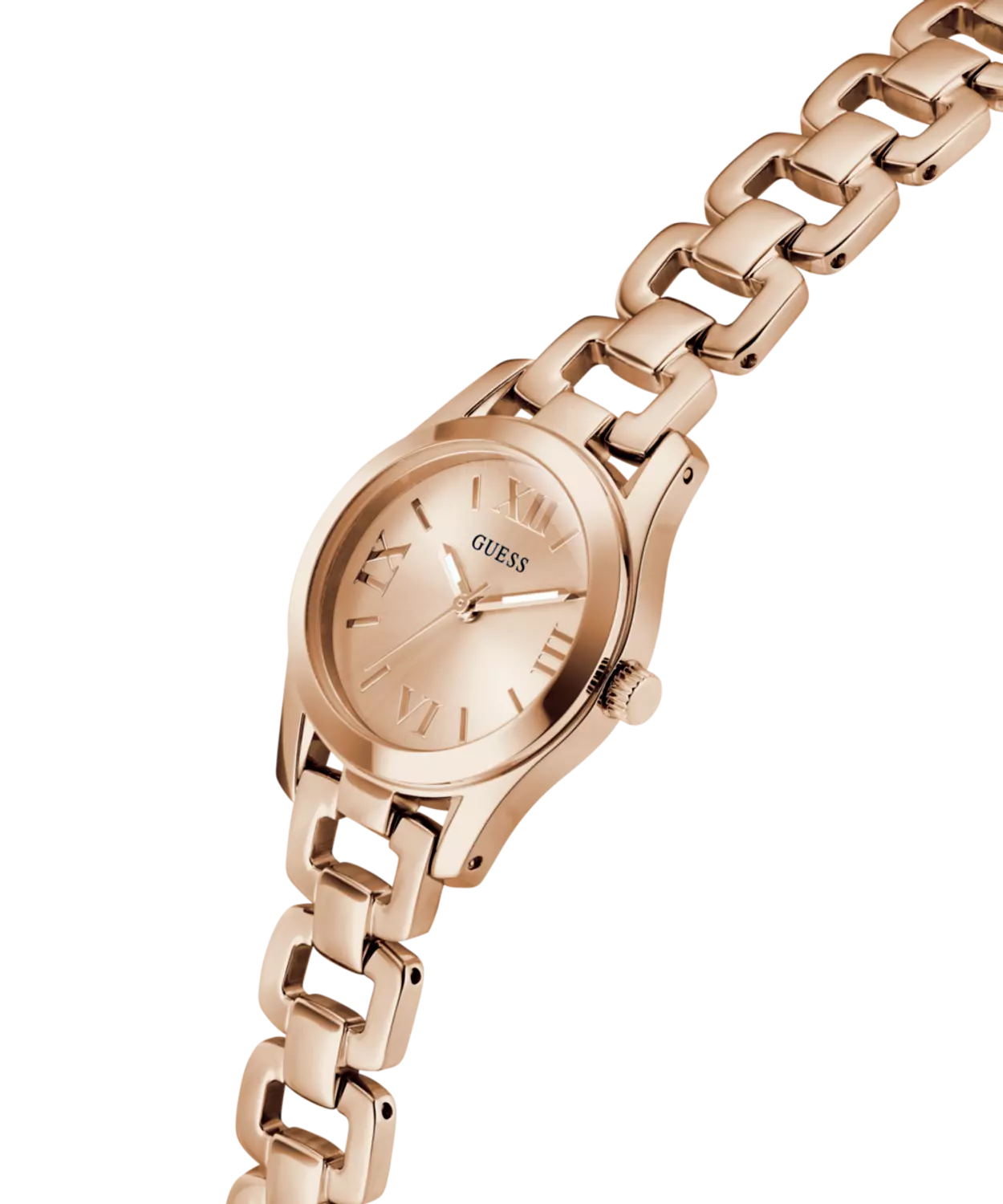 GUESS Ladies Rose Gold Tone Analog Watch 4