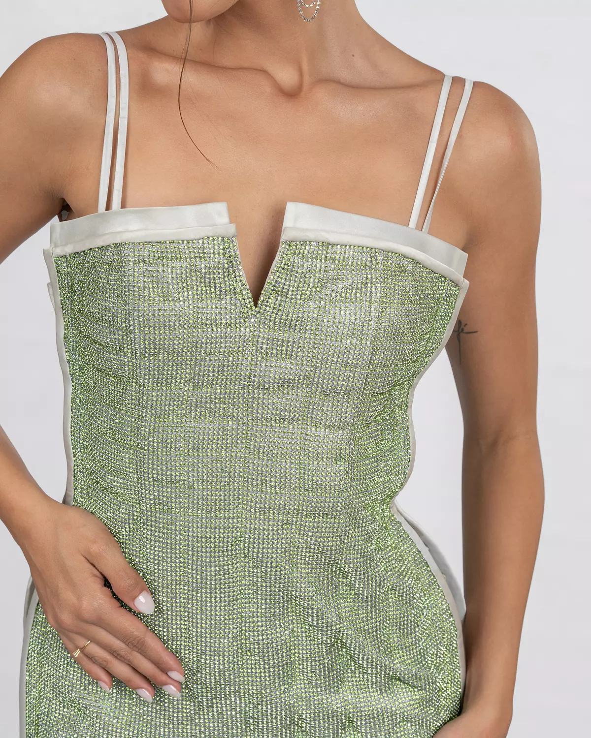 Crystal Mini Dress 7