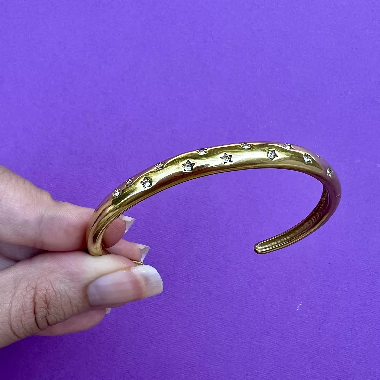 White star Studded bangle  2