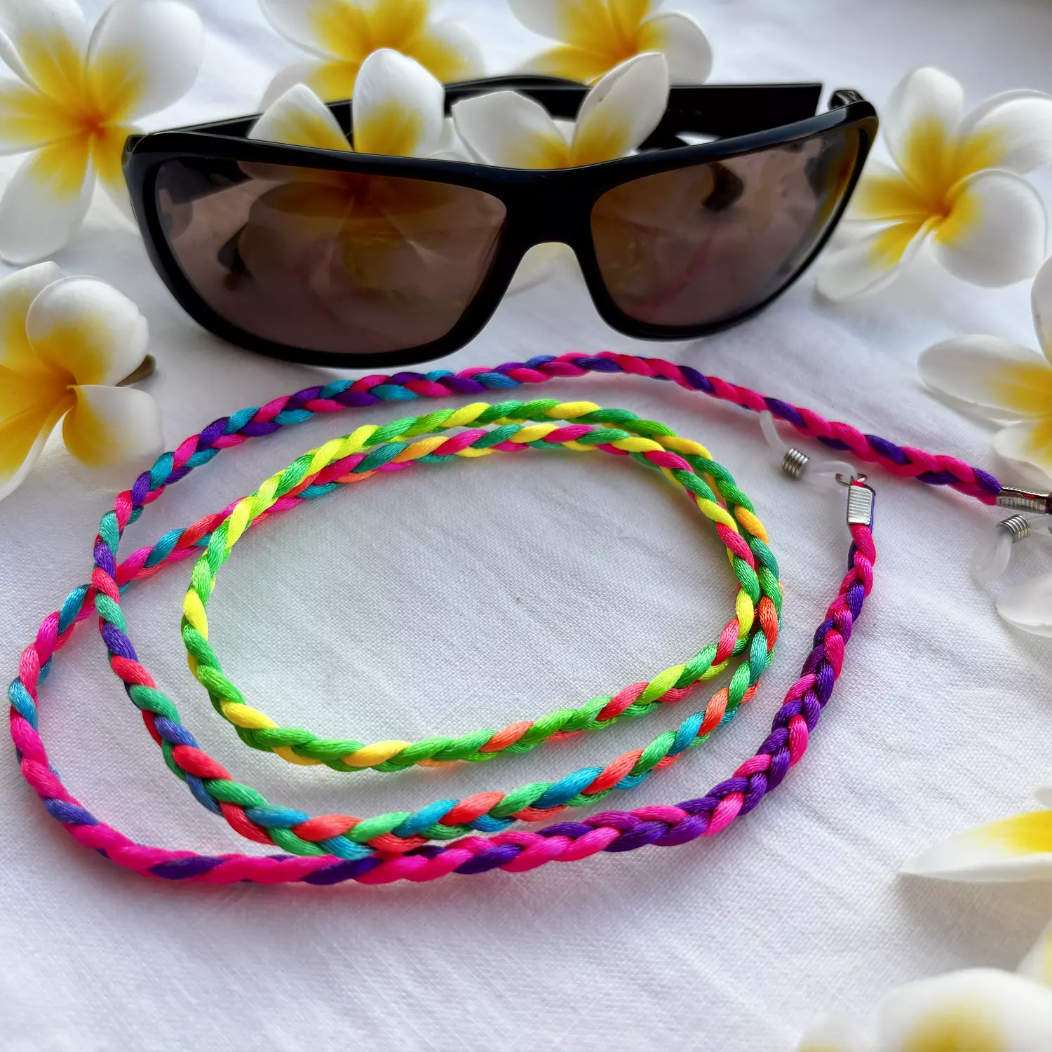 Neon Braided Glasses Chain image