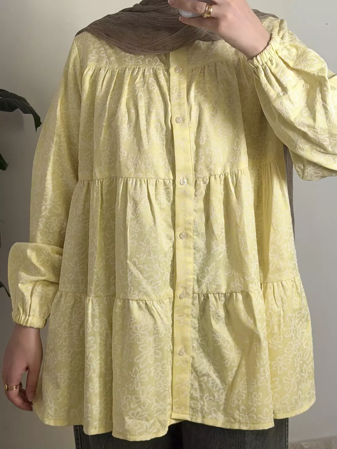 Ruffled Floral Blouse 💛 6
