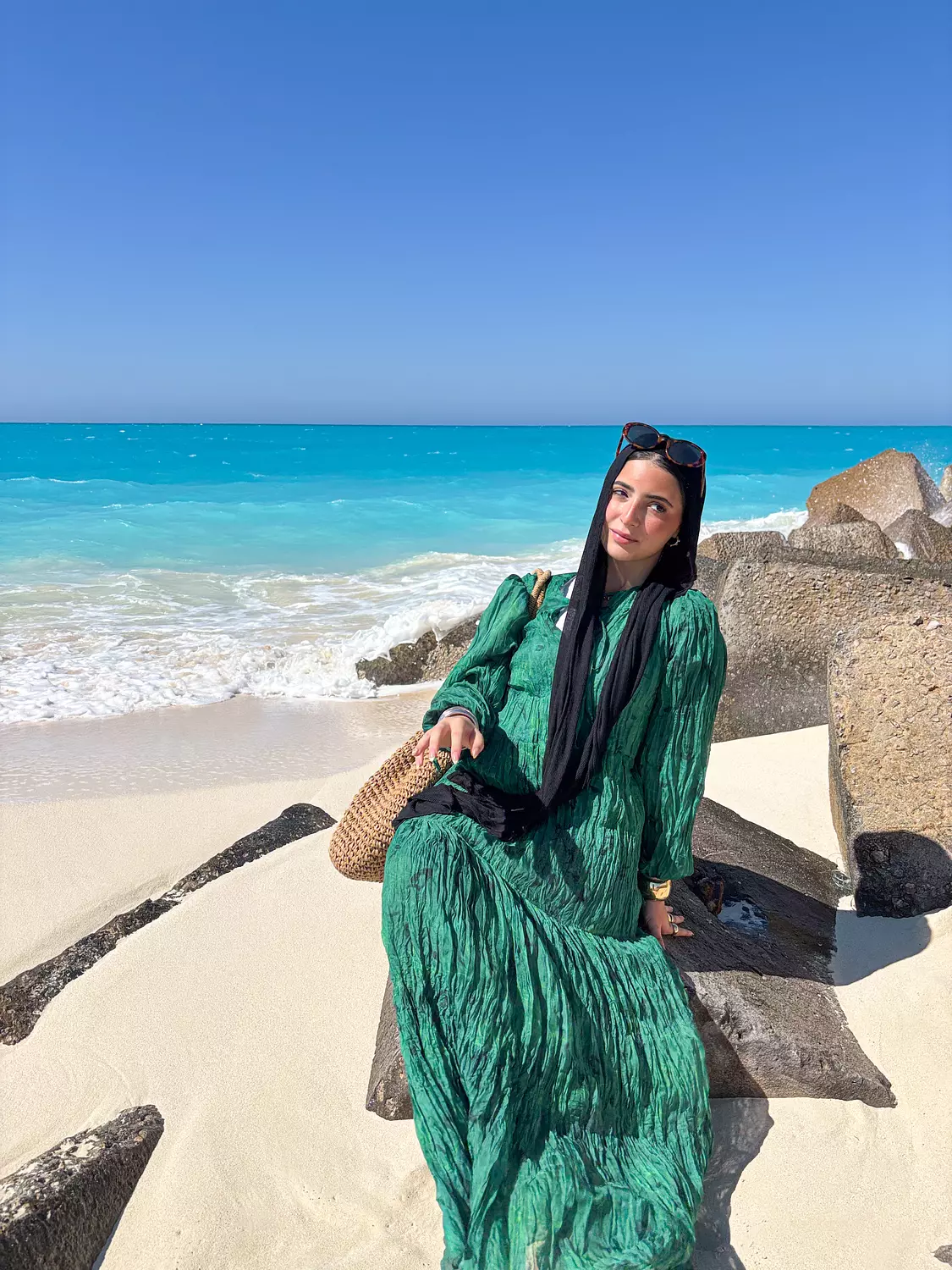 Green Belle Maxi Dress