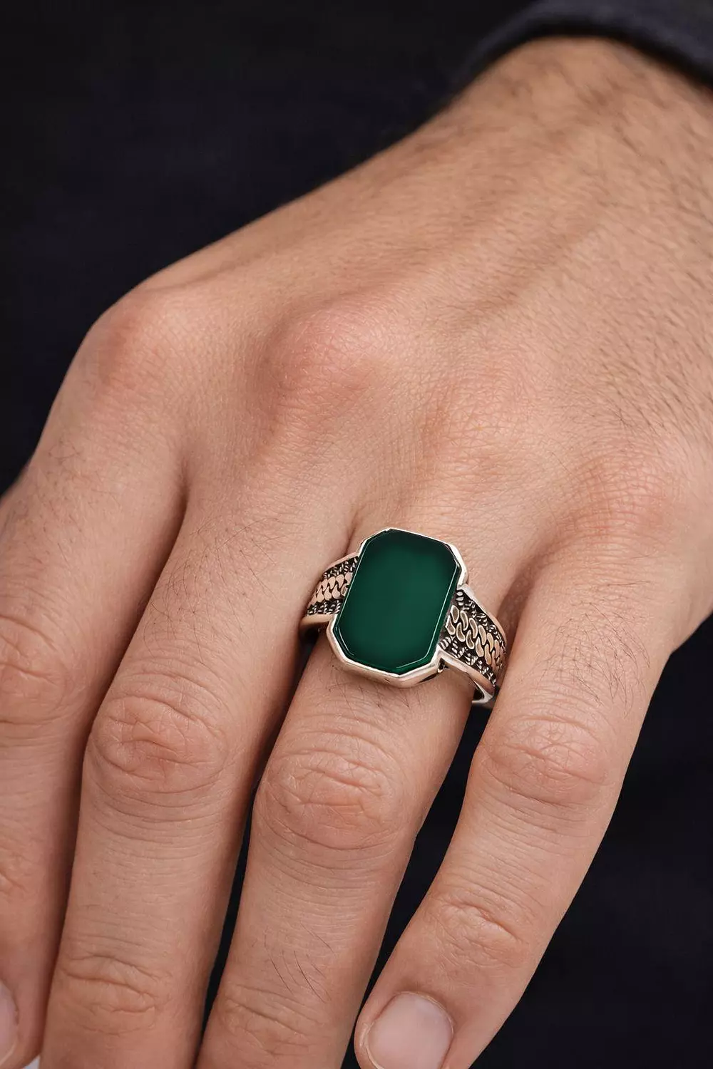 Turkish Ring Emelard image