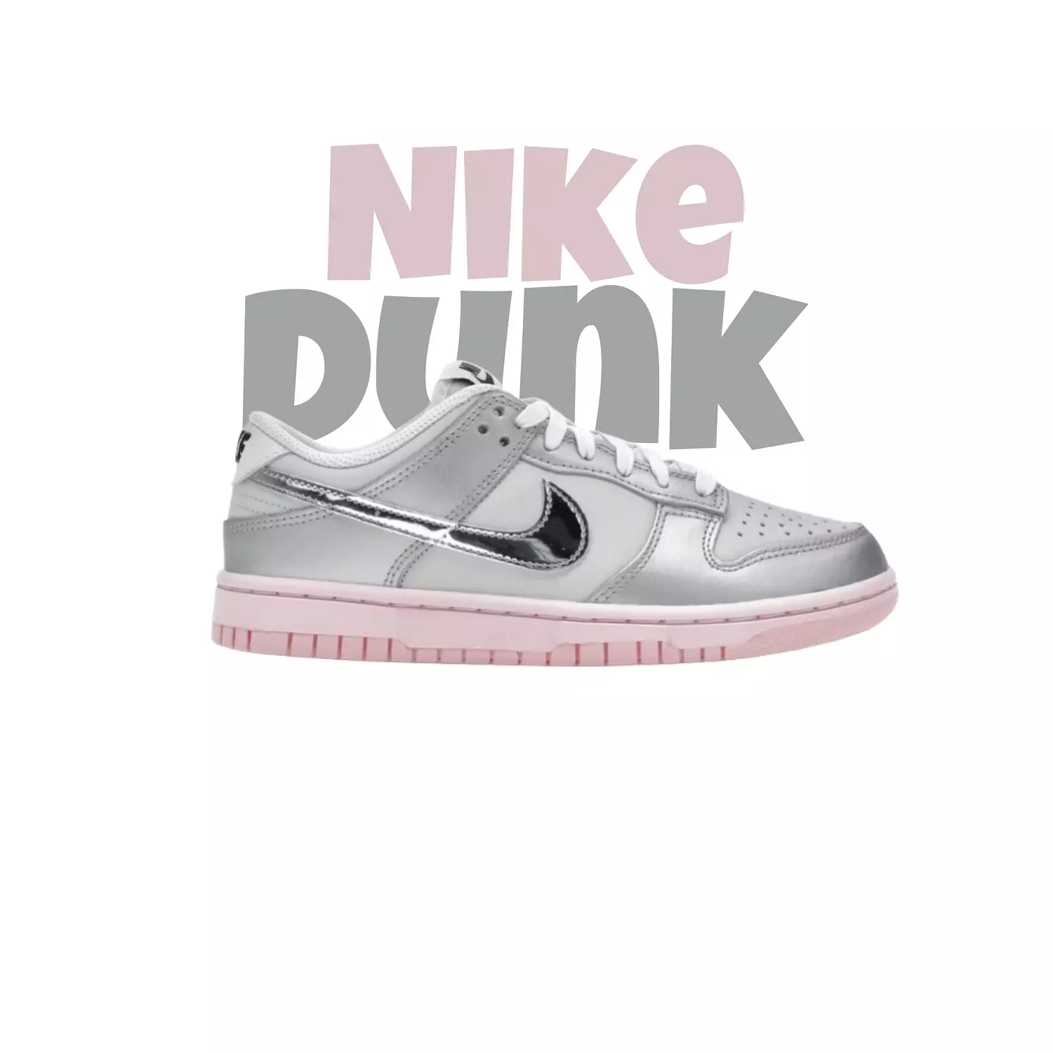 Nike SB Dunk Low LX x Metallic Silver Pink Foam  image