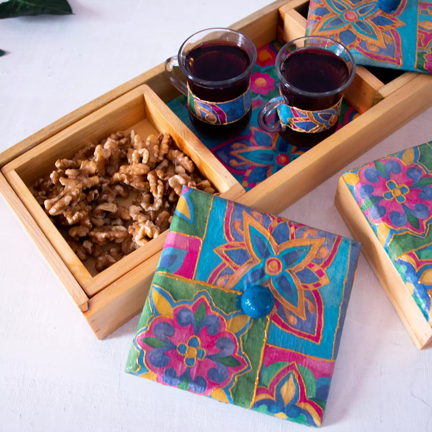Arabic Blossom Nuts Tray 4 pieces 2