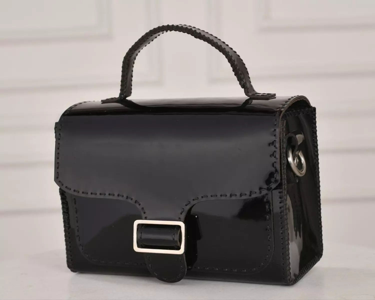black shiny bag 5