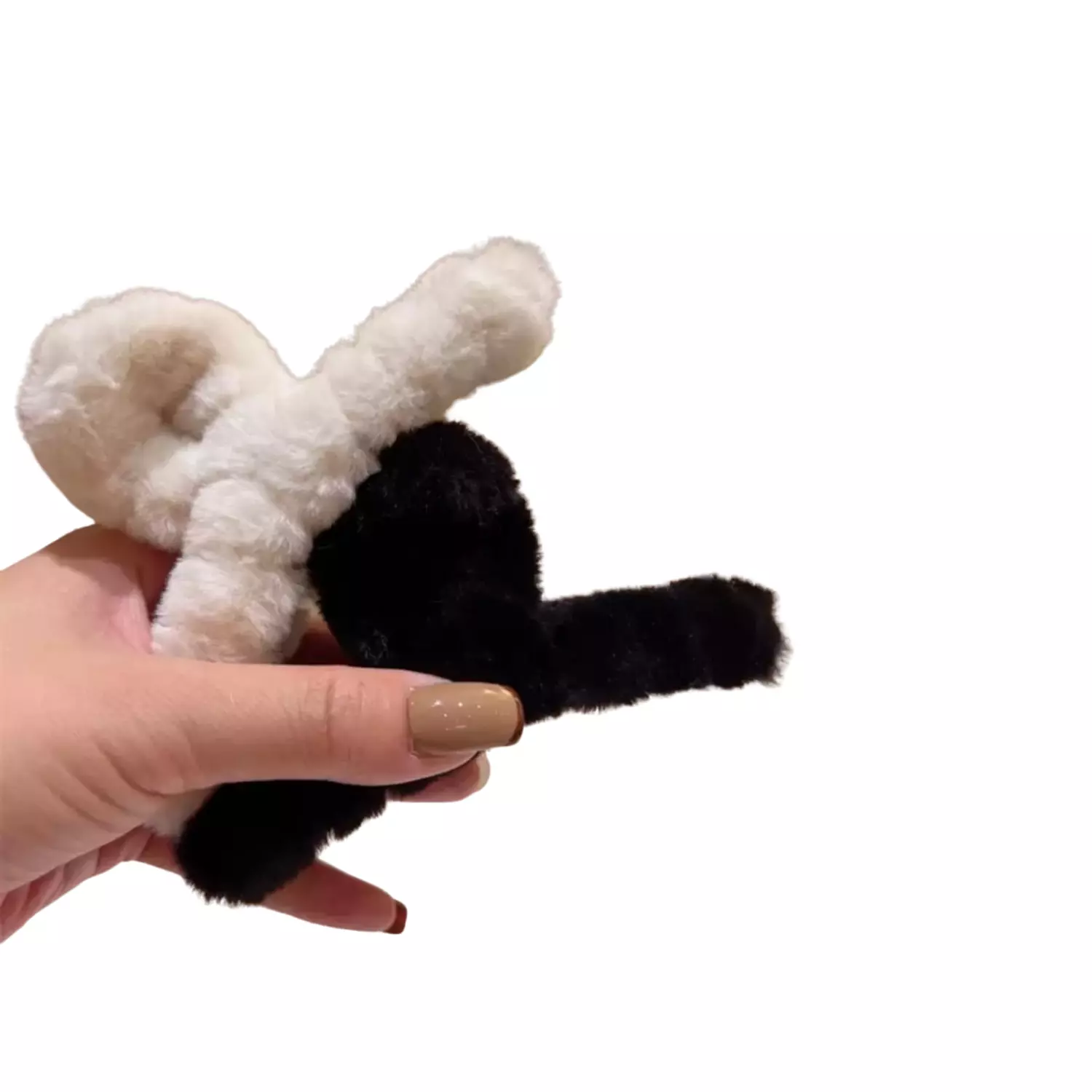 1 Pc Furry Claw Clips C 2