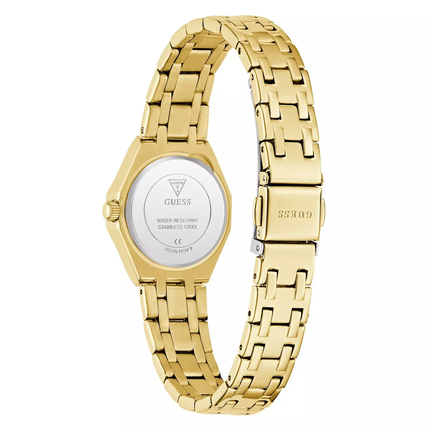 GUESS Ladies Pixie Gold Tone Analog Watch Gold Tone Stainless Steel Bracelet GW0931L2 2