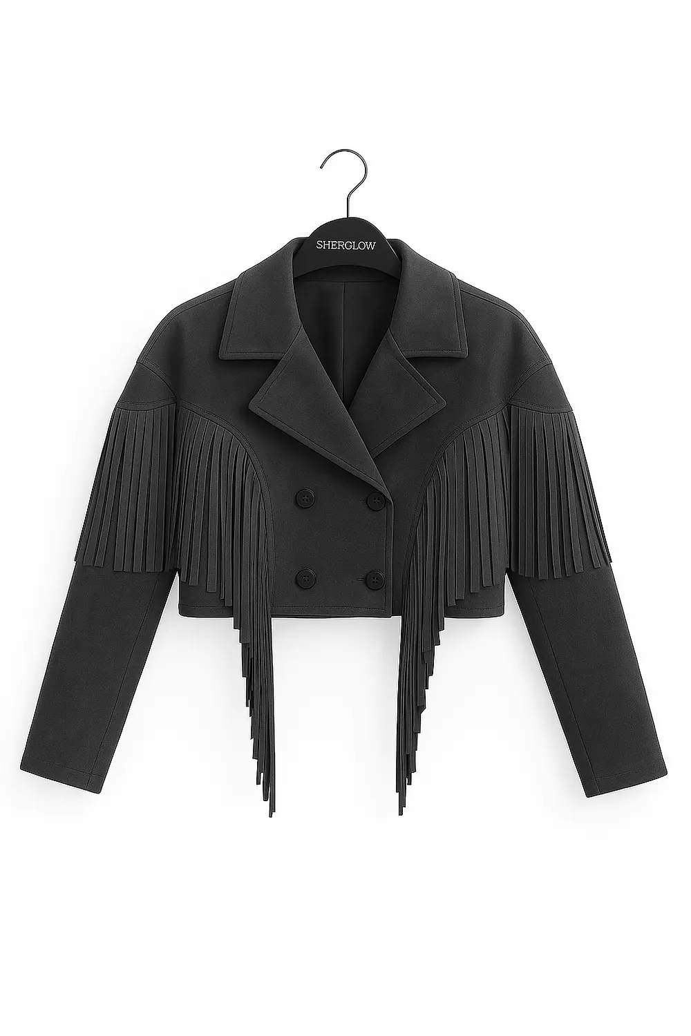 Fringed suede winter jacket  15