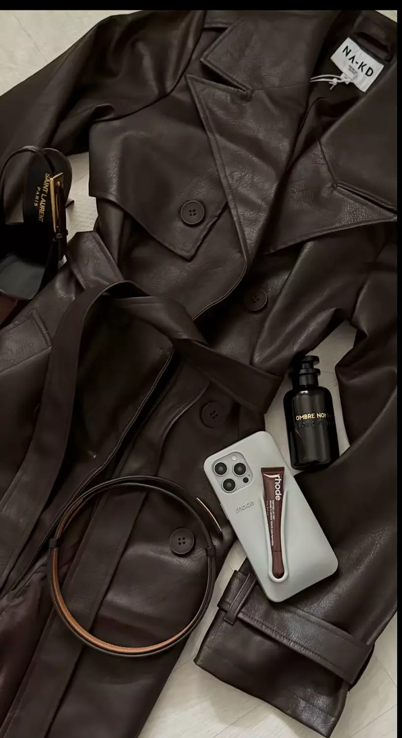 Longline Leather Duster Coat 6