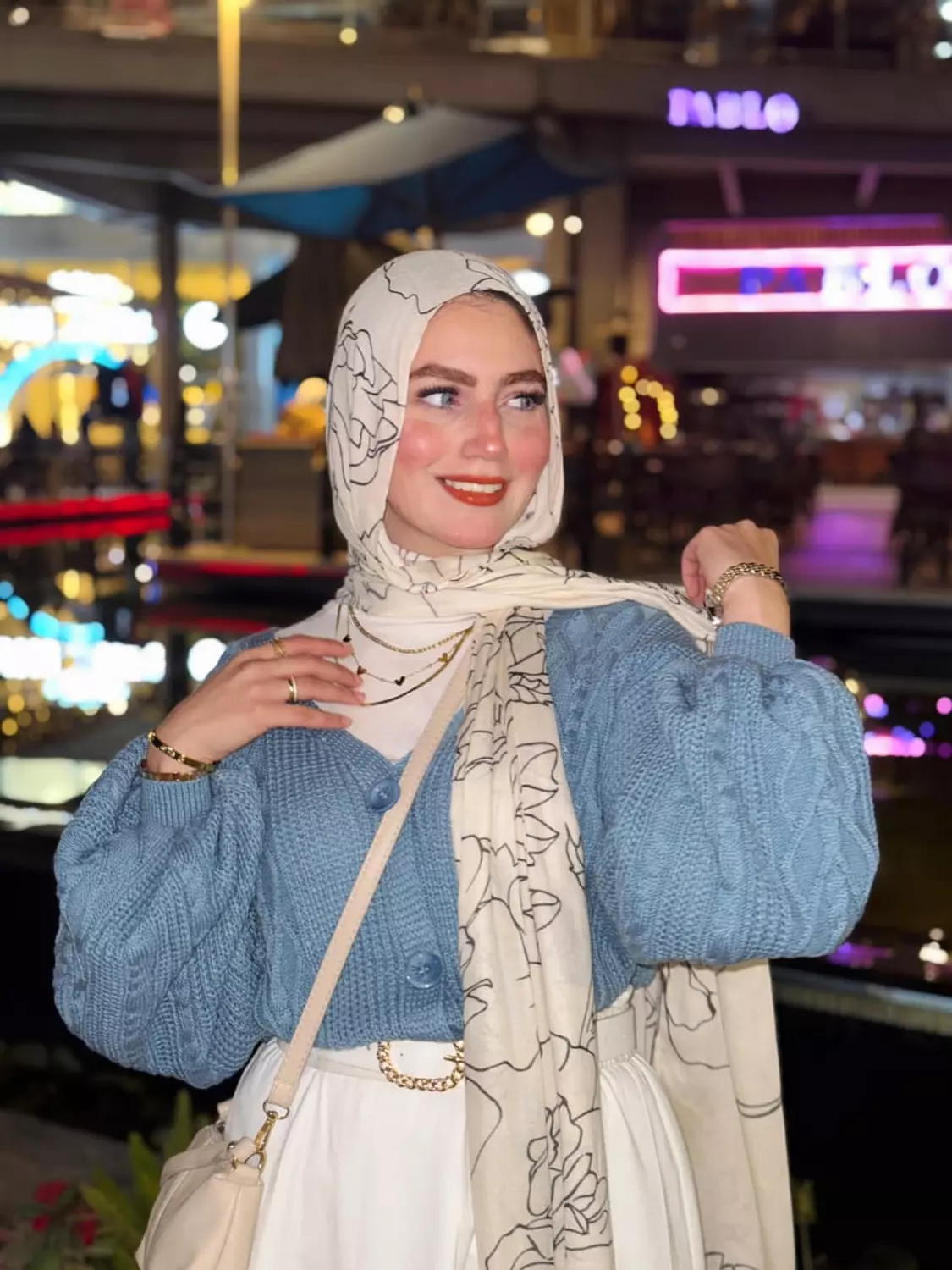 Sky blue cardi image