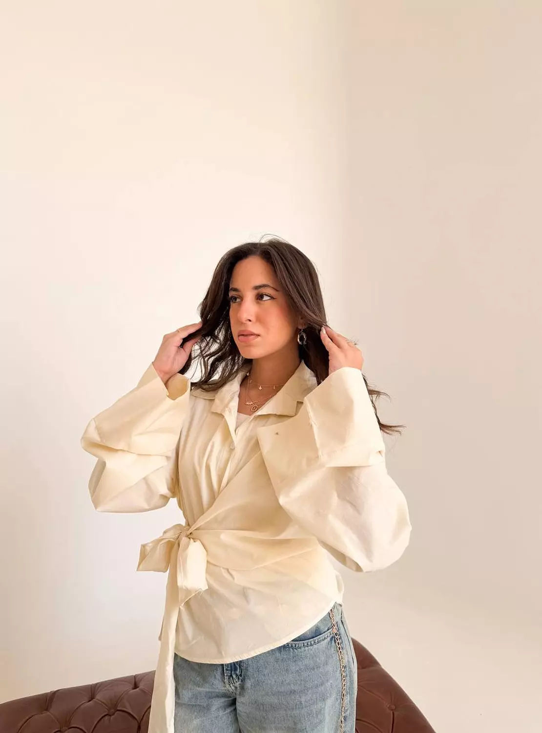 Poplin Wrapped Shirt 3