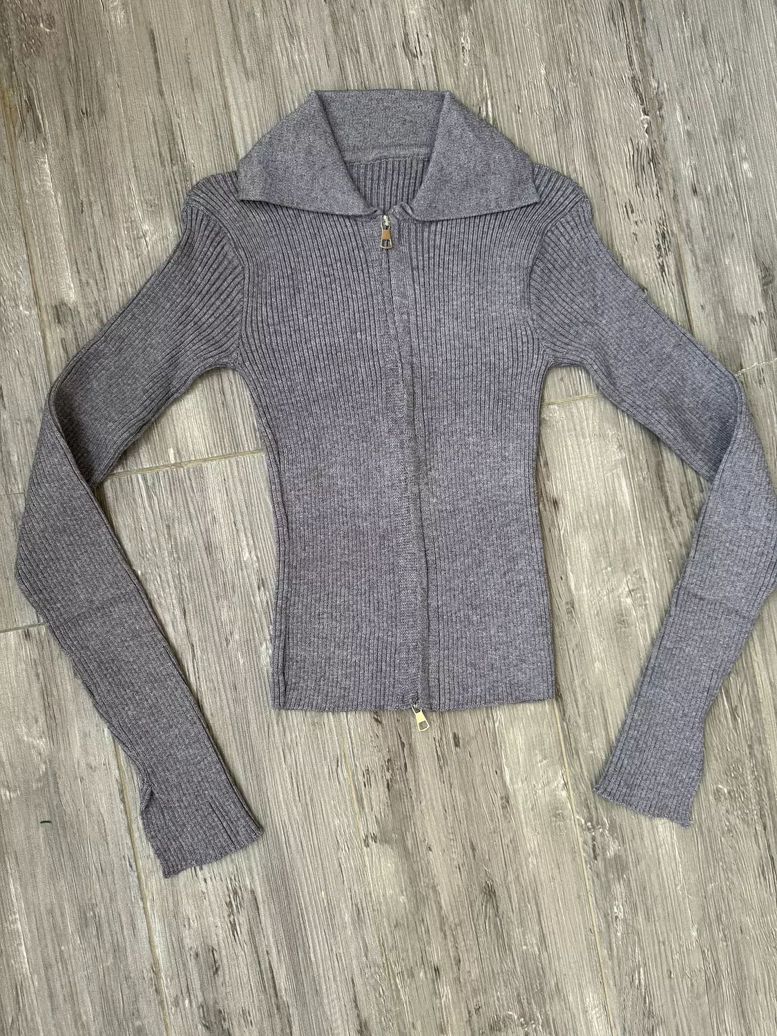 Double zipper pullover  6